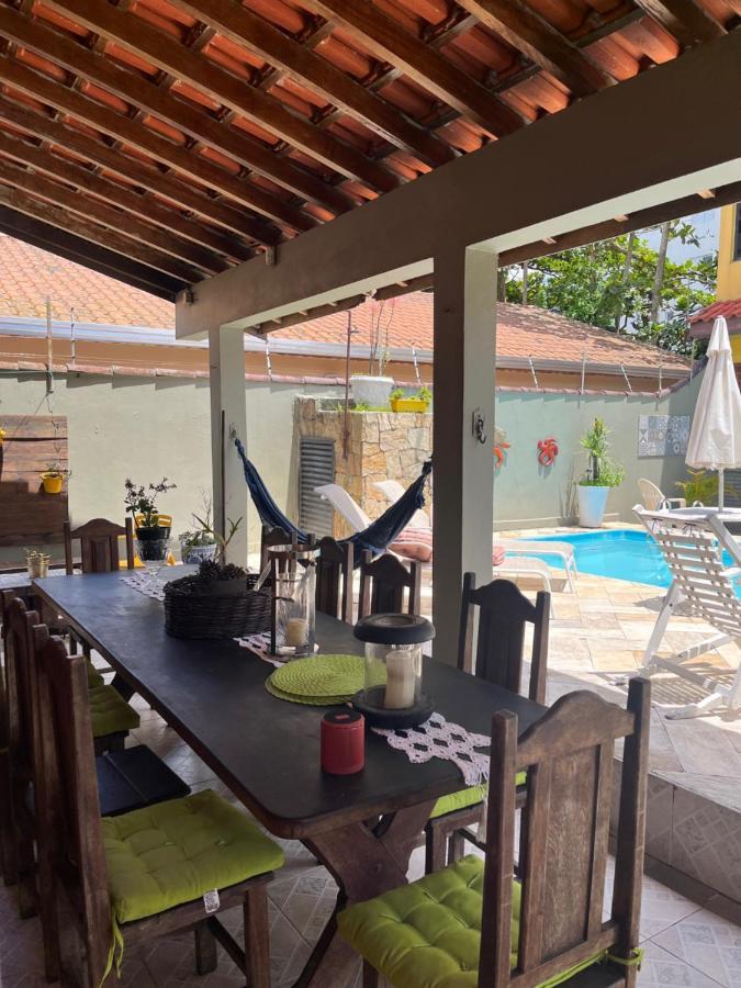 Lindo Sobrado Amarelo -Proximo A Praia Mongaguá Buitenkant foto